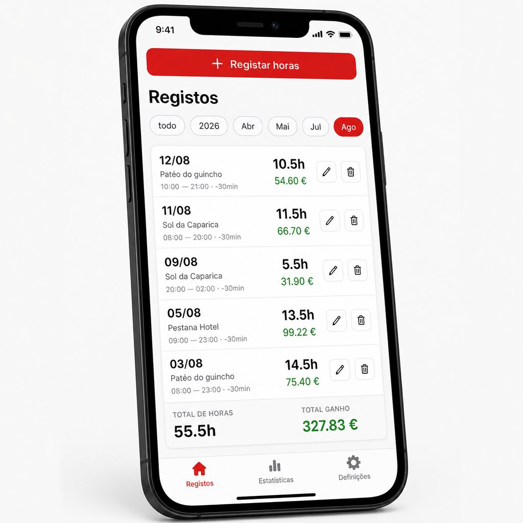 Hextra app — dashboard